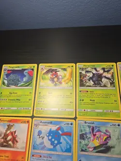 Pokemon TCG Sun Moon Burning Shadows RARE Partially Complete Set Ledian Slowking - Image 3