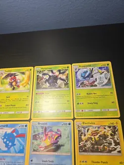 Pokemon TCG Sun Moon Burning Shadows RARE Partially Complete Set Ledian Slowking - Image 4