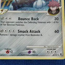 Bastiodon 2/111 Cosmo Holo - 2009 Pokemon TCG Platinum Rising Rivals - Image 5