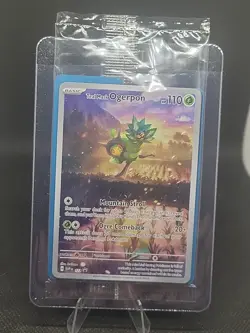 Pokemon TCG Teal Mask Ogerpon EX Twilight Masquerade Sealed Black Star Promo 123 - Image 1