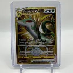 Silver Tempest SERPERIOR VSTAR Secret Rare GOLD 210/195 Pokemon - Image 1