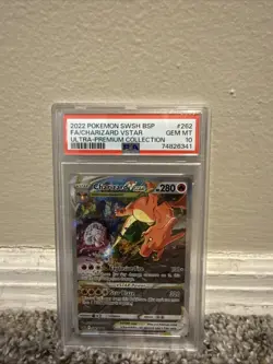 PSA 10 Pokemon Charizard VSTAR Ultra-Premium Full Alt Art Promo SWSH262 - Image 3