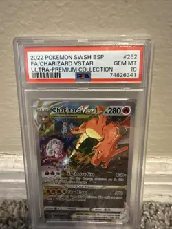 PSA 10 Pokemon Charizard VSTAR Ultra-Premium Full Alt Art Promo SWSH262 - Image 4