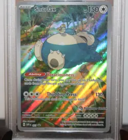 Pokemon Snorlax 051 Black Star Promo Mew-151 ETB PSA 9 - Image 2