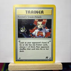 Rocket's Sneak Attack Holo Rare #16/82 - 2000 Pokemon Team Rocket - Image 1