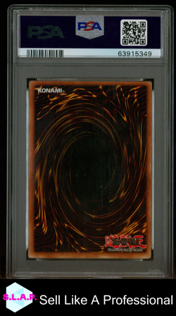 BLUE-EYES WHITE DRGN. YU-GI-OH! LOB-LEGEND/BLUE EYES 1ST ED. 2002 001 PSA 9 - Image 2