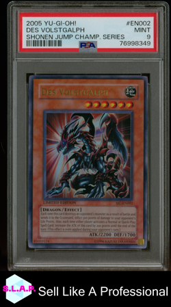 DES VOLSTGALPH YU-GI-OH! SHONEN JUMP CHAMPIONSHIP SERIES 2004-10 EN002 PSA 9 - Image 1