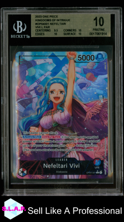 NEFELTARI VIVI L PAR 2023 ONE PIECE KINGDOMS OF INTRIGUE OP04001 BGS 10 - Image 1