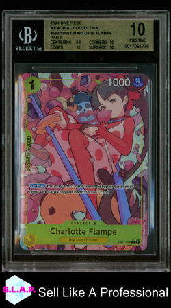 CHARLOTTE FLAMPE PAR R 2024 ONE PIECE MEMORIAL COLLECTION EB01056 BGS 10 - Image 1