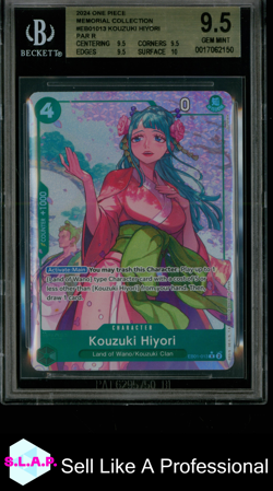 KOUZUKI HIYORI PAR R 2024 ONE PIECE MEMORIAL COLLECTION EB01013 BGS 9.5 - Image 1