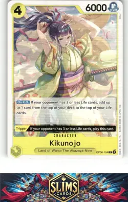 OnePiece TCG - Kikunojo Near Mint or Better B2G1 - Image 1