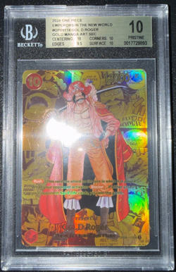 BGS 10 Gol. D. Roger OP09-118 Gold Manga Art One Piece Emperor's World 2024 - Image 2