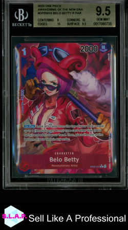 BELO BETTY R PAR 2023 ONE PIECE AWAKENING OF THE NEW ERA OP05015 BGS 9.5 - Image 1