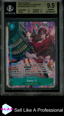 BABY 5 R PAR 2023 ONE PIECE AWAKENING OF THE NEW ERA OP05034 BGS 9.5 - Image 1