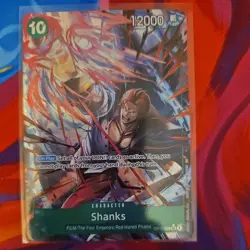 OP13-028 Shanks Alt Art Carrying on His Will One Piece TCG English - Image 1