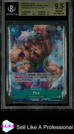 PICA SR PAR 2023 ONE PIECE AWAKENING OF THE NEW ERA OP05032 BGS 9.5 - Image 1