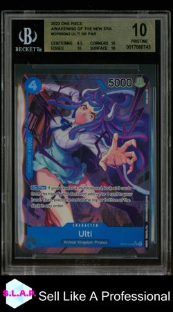 ULTI SR PAR 2023 ONE PIECE AWAKENING OF THE NEW ERA OP05043 BGS 10 - Image 1
