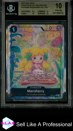 MANSHERRY R PAR 2023 ONE PIECE AWAKENING OF THE NEW ERA OP05088 BGS 10 - Image 1