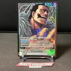 One Piece OP14-079 Crocodile Alt Art Leader - The Azure Sea’s Seven English NM - Image 1