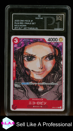 NICO ROBIN ONE PIECE OP01-017 2023 FILM RED FINALE SET ALT ART PARRALEL JP PI 10 - Image 1
