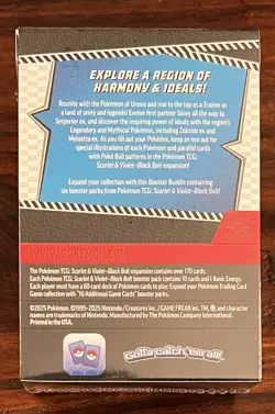 Pokemon TCG: Scarlet & Violet Black Bolt Factory Sealed Booster Bundle Box - Image 2