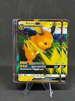 Raichu GX - 20/68 - Pokemon Hidden Fates Sun & Moon Ultra Rare Card NM - Image 1