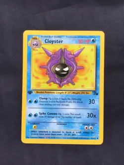 Pokemon Cards: Fossil 1st Edition Uncommon: Cloyster 32/62 - Image 1