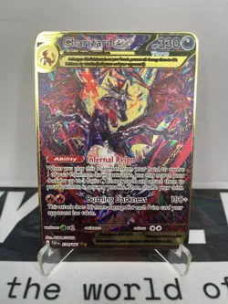 Charizard ex 234/091 Pokemon: Paldean Fates Special Illustration Fan Metal Card - Image 1