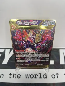 Charizard ex 234/091 Pokemon: Paldean Fates Special Illustration Fan Metal Card - Image 2