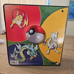 Pokemon Trading Card Binder & 75 Cards. Wizards of the Coast.3-Ring. 1999 - Image 3