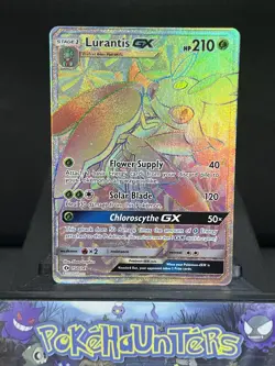 Pokemon Card Lurantis GX 150/149 Sun & Moon Base Secret Rainbow Rare LP - Image 1
