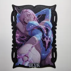 Goddess Story BLACK METAL Card MXR Serial Number #120/200 SPICY Anime Waifu - Image 1