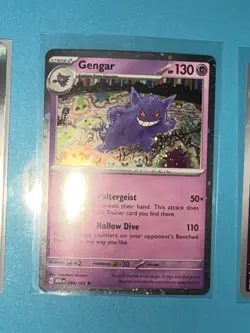 Pokemon TCG Gengar 094/165 Promo Card Nm Condition Scarlet and Violet - Image 1