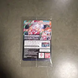 Bandai Namco One Piece CCG Monkey D. Luffy US Voyage Promo Holo ST13-001 Card - Image 2