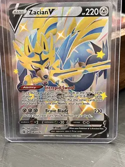 SWSH: Sword & Shield Promo Cards #SWSH292 Zacian V (Shiny) - Image 1