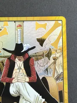 DON!! Card Dracule Mihawk Gold One Piece OP14 The Azure Sea's Seven NM unplayed - Image 4