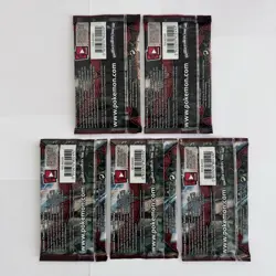 Pokemon Sun & Moon Crimson Invasion English Booster Trading Card Game 5 Pack Lot - Image 2