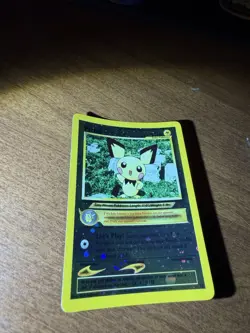 Pichu Reverse Holo Black Star Promo 35 WOTC Pokemon Card - LP+-NM *SWIRL* - Image 3