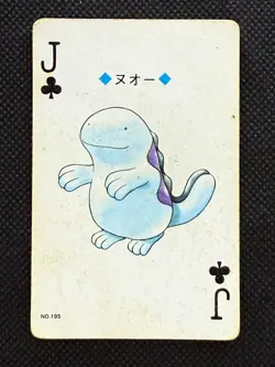 Pokemon Quagsire Jack of Clubs Gold Deck Ho-oh Playing Card Poker Nintendo - Image 1