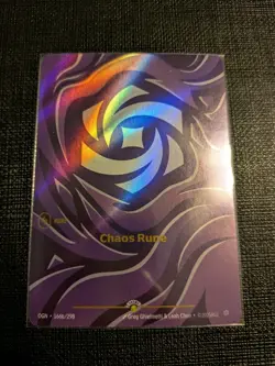 Chaos Rune - Riftbound Organized Play Promotional Cards (OPP) 166b/298 - Image 1