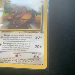 Tauros 47/64 Pokemon Cards WOTC TCG: Base Set 1999 Normal Standard - Image 3