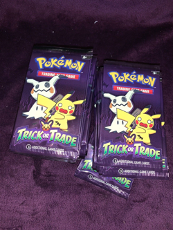 POKEMAN TRICK or TRADE, 57 packages of unopened game cards w free shipping - Image 2