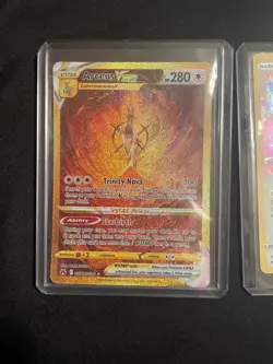 Pokemon Card Collection Binder Modern Lot +Golden Arceus V Star - Image 1