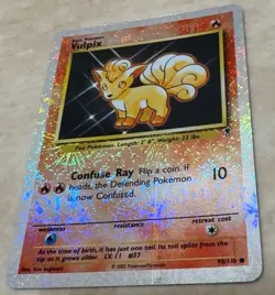 Pokemon Vulpix Legendary Collection Reverse Holo Card 98/110 Mint / Print Line - Image 3