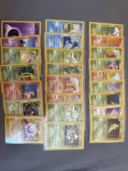 Pokemon WOTC 24 Cards Lot Vintage Collection Base Set / Jungle MP - Image 1