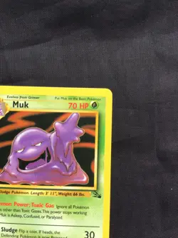 Pokemon Cards: Fossil 1st Edition Rare: Muk 28/62 - Image 3