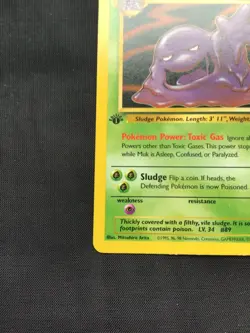 Pokemon Cards: Fossil 1st Edition Rare: Muk 28/62 - Image 5