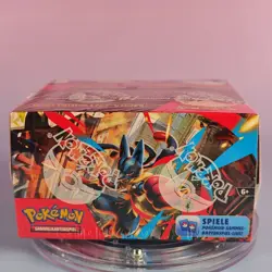 POKEMON MEGA ENTWICKLUNG 2025 GERMAN SEALED DISPLAY STAMPED PROMO CARD INCL - Image 5