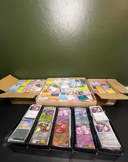 Huge Pokemon Card Phantasmal Flames Joblot Bundle Bulk Approx. 13,500 Cards - Image 1