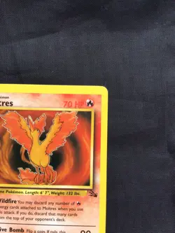 Pokemon Cards: Fossil 1st Edition Rare: Moltres 27/62 - Image 3